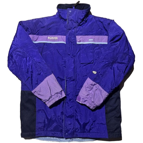 Columbia Tectonite Insulated Jacket Youth 2X 18/20 Coat Ski Snow Winter Blue EUC